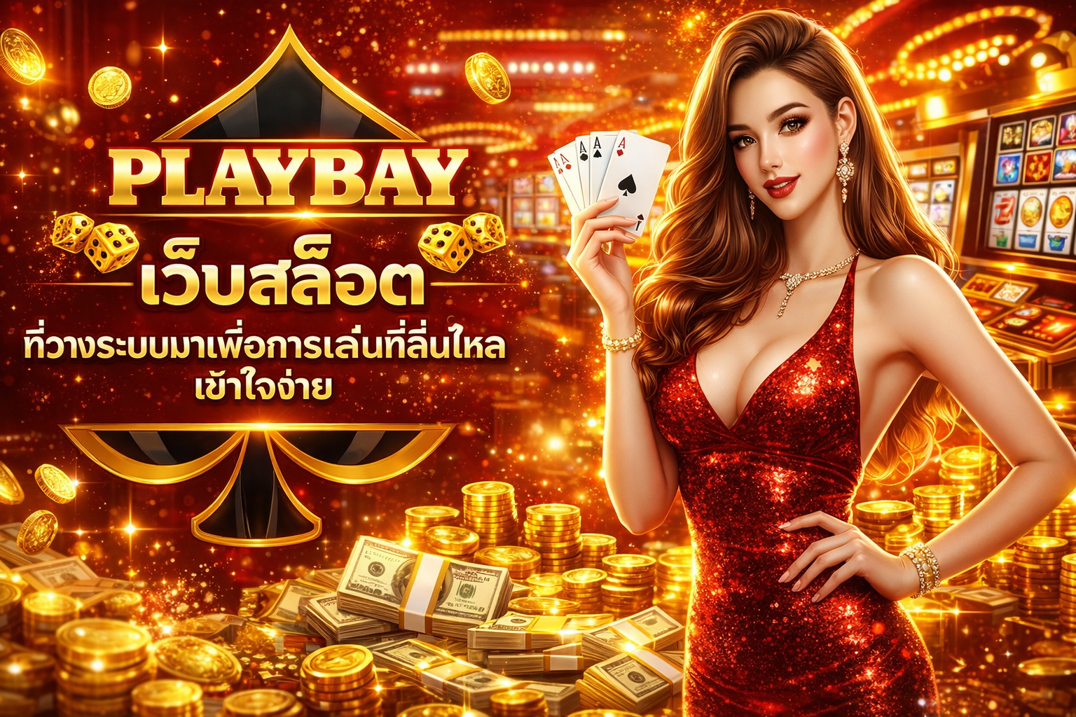 playbay เว็บสล็อต ที่วางระบบมาเพื่อการเล่นที่ลื่นไหล เข้าใจง่าย และใช้งานต่อเนื่อง